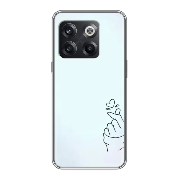 Чехол с рисунком «Сердце на голубом» для OnePlus 10T Чехол с рисунком «Сердце на голубом» для OnePlus 10T