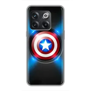 Чехол с Щитом Капитана Америки на OnePlus 10T (Яркий Щит Капитана)