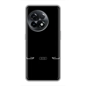 Силиконовый бампер с картинкой машины на OnePlus 11 Pro (Силует Audi)