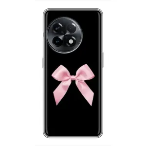 Чехол банты для OnePlus 11 Pro (Бант на черном)