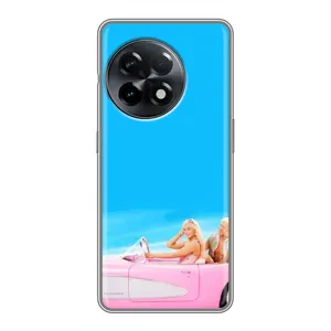 Силиконовый Чехол Барби Фильм на OnePlus 11 Pro (Барби и Кен)