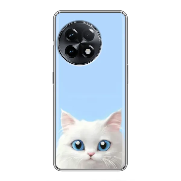 Чехол с рисунком «Белый кот» для OnePlus 11 Pro Чехол с рисунком «Белый кот» для OnePlus 11 Pro