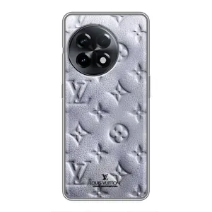 Текстурный Чехол Louis Vuitton для ВанПлас 11 Про (Белый ЛВ)