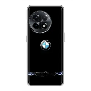 Силиконовый бампер с картинкой машины на OnePlus 11 Pro (Черный BMW)