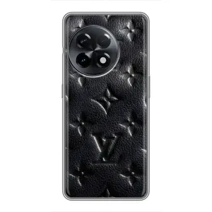 Текстурный Чехол Louis Vuitton для ВанПлас 11 Про (Черный ЛВ)