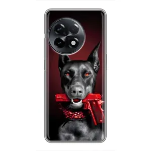 Чохол ДОБЕРМАН для OnePlus 11 Pro (Доберман злий)