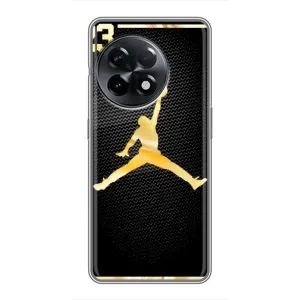 Силиконовый Чехол Nike Air Jordan на ВанПлас 11 Про (Джордан 23)