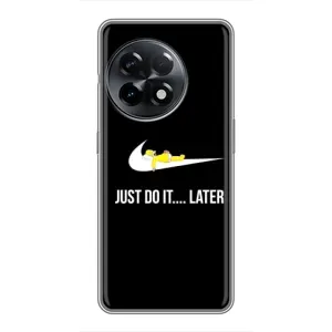Силиконовый Чехол на OnePlus 11 Pro с картинкой Nike (Later)