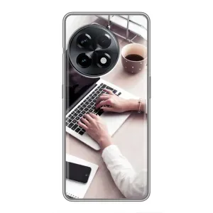 Силиконовый бампер (Работники) на OnePlus 11 Pro (Офисный работник)