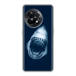 Силіконовий бампер з картинкою звірів для OnePlus 11 Pro (Пащу Акули)