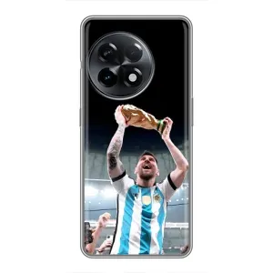 Чехлы Лео Месси Аргентина для OnePlus 11 Pro (Счастливый Месси)