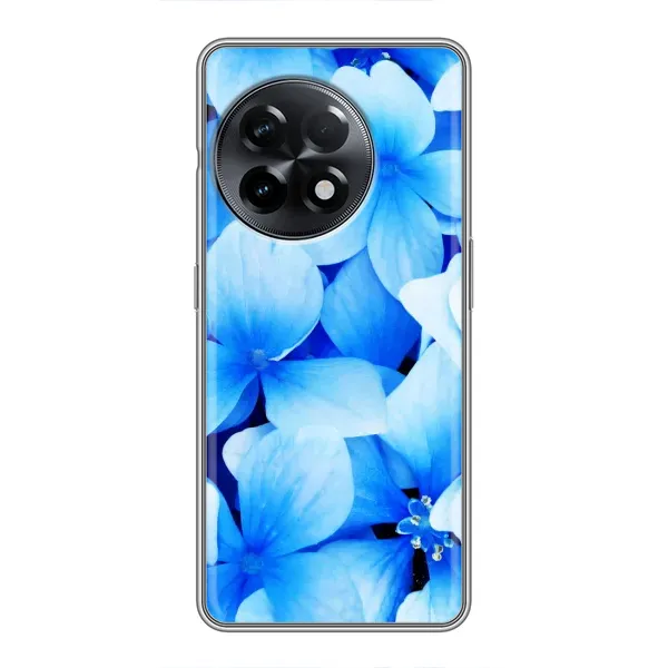 Чехол с рисунком «Синие цветы» для OnePlus 11 Pro Чехол с рисунком «Синие цветы» для OnePlus 11 Pro