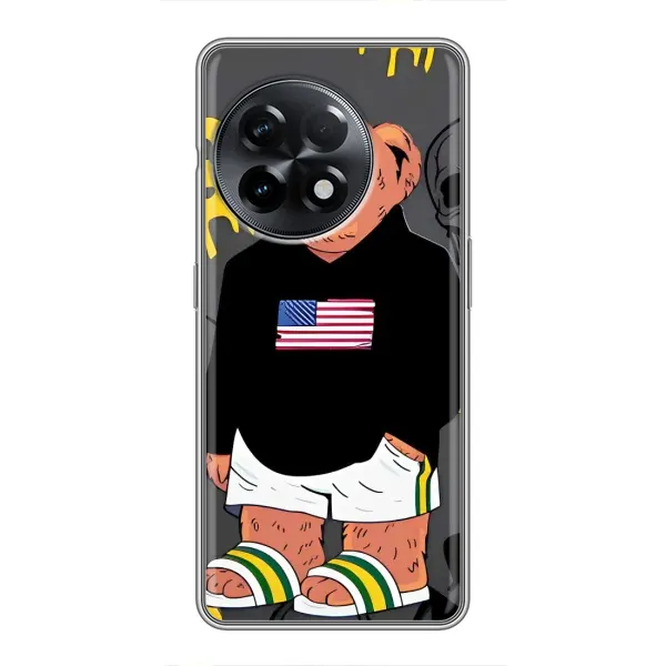 Чехол с рисунком «Teddy USA» для OnePlus 11 Pro Чехол с рисунком «Teddy USA» для OnePlus 11 Pro
