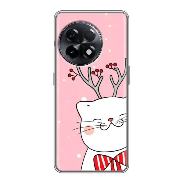 Чехол с рисунком «Зимний кот» для OnePlus 11 Pro Чехол с рисунком «Зимний кот» для OnePlus 11 Pro