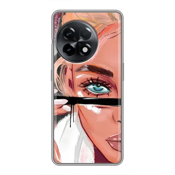 Чехол с рисунком «Девушка и ресницы» для OnePlus 11 Чехол с рисунком «Девушка и ресницы» для OnePlus 11