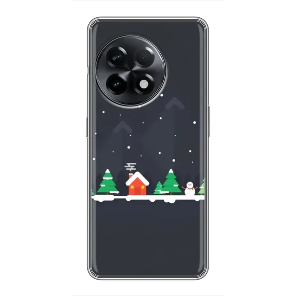 Чехол с рисунком «Город зимний» для OnePlus 11 Чехол с рисунком «Город зимний» для OnePlus 11