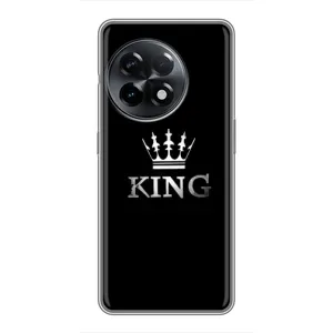 Чехол (Корона на чёрном фоне) для ВанПлас 11 (KING)