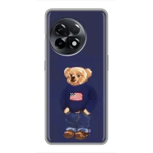 Чехлы Мишка Тедди для ВанПлас 11 (Мишка USA)