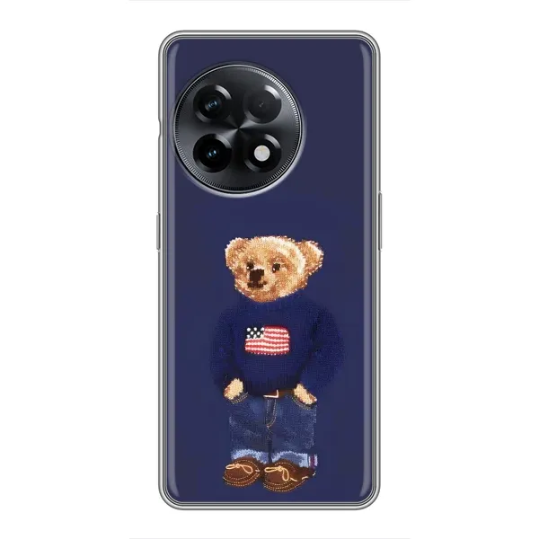 Чехол с рисунком «Мишка USA» для OnePlus 11 Чехол с рисунком «Мишка USA» для OnePlus 11