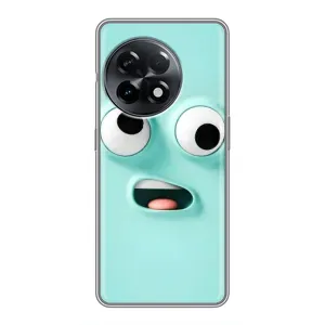 Чохли (ТПУ) (смішні стікери) для OnePlus 11 (Кумедне м'ятне обличчя)