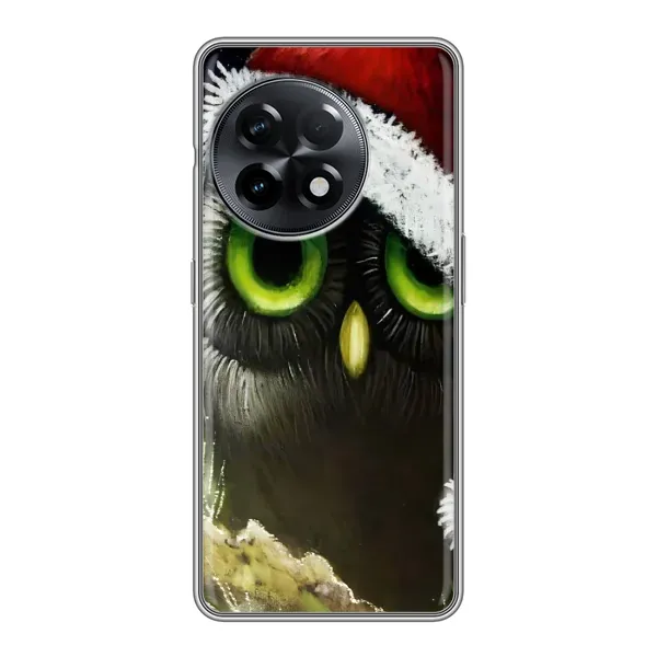 Чехол с рисунком «Новогодняя Сова» для OnePlus 11 Чехол с рисунком «Новогодняя Сова» для OnePlus 11