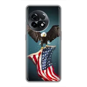 Чохол Прапор USA для OnePlus 11 (Орел і прапор)