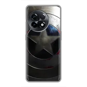 Чехол с Щитом Капитана Америки на OnePlus 11 (Ретро Щит Капитана)