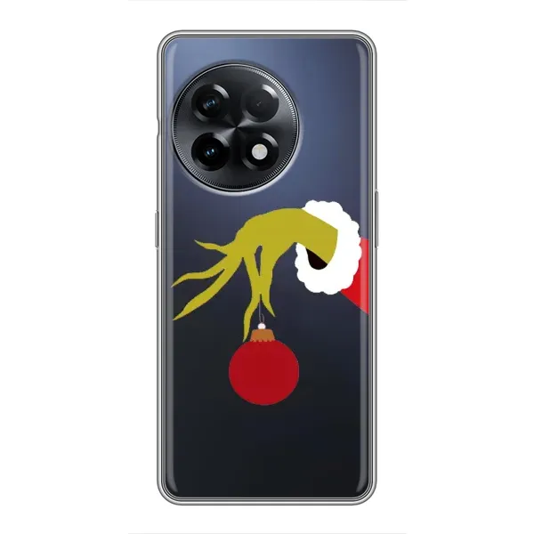 Чехол с рисунком «Рука Гринча» для OnePlus 11 Чехол с рисунком «Рука Гринча» для OnePlus 11