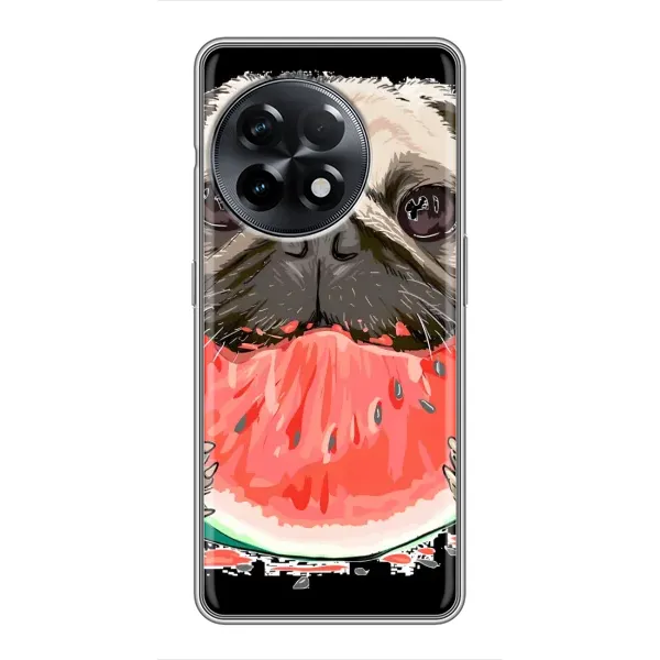 Чехол с рисунком «Смешной Мопс» для OnePlus 11 Чехол с рисунком «Смешной Мопс» для OnePlus 11