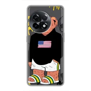 Чехлы Мишка Тедди для ВанПлас 11 (Teddy USA)