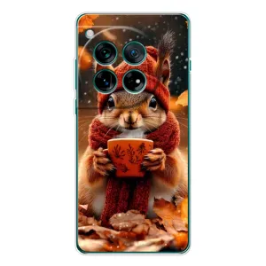 Друкований чохол 'Звірята з кавою' для OnePlus 11R (Білка з кавою)