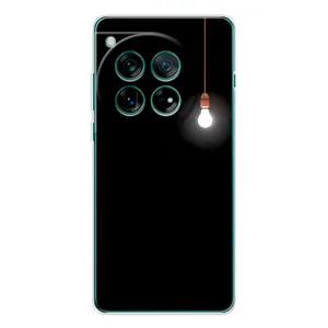 Чохол з картинками на чорному фоні для OnePlus 11R (Лампочка)