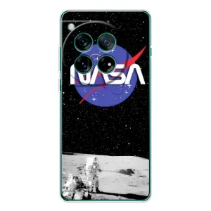Силіконовый бампер з принтом "Наса" на OnePlus 11R (Nasa на місяці)