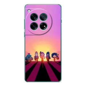 Силіконовый Чохол на OnePlus 11R з картинкою Brawl Stars (Персонажі на заході сонця)