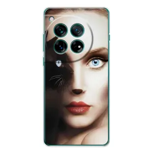 Бампер з зображенням Котиків для ОнеПлус 11Р (Жінка кішка)