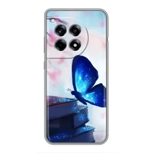 Силіконовий бампер з картинкою звірів для OnePlus 12 Pro (Метелик синій)