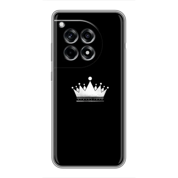 Чехол с рисунком «Белая корона» для OnePlus 12 Pro Чехол с рисунком «Белая корона» для OnePlus 12 Pro