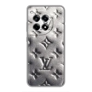 Текстурный Чехол Louis Vuitton для ВанПлас 12 Про (Бежевый ЛВ)