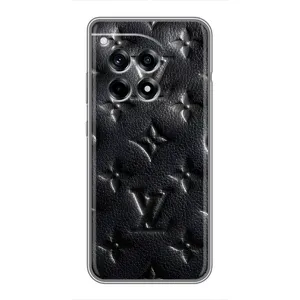 Текстурний Чохол Louis Vuitton для ВанПлас 12 Про (Чорний ЛВ)