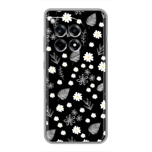 Чехол с рисунком «цветение на чорном» для OnePlus 12 Pro Чехол с рисунком «цветение на чорном» для OnePlus 12 Pro