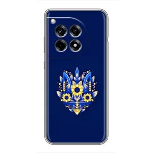 Чохол Укр Символіка для OnePlus 12 Pro (Квітучий Герб)