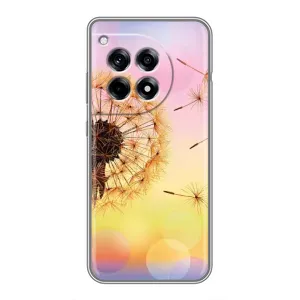Силиконовый Чехол с одуванчиками на OnePlus 12 Pro (Цветок-одуванчик)