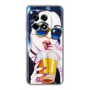 Чохол з картинкою Модні Дівчата OnePlus 12 Pro (Дівчина з коктейлем)