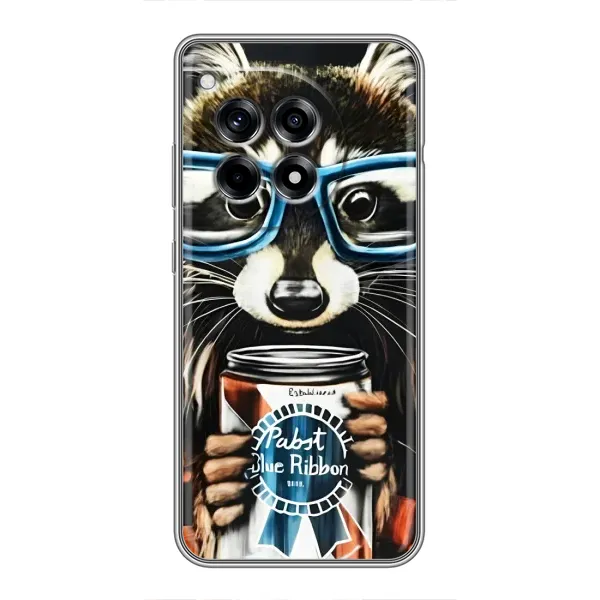 Чехол с рисунком «Енот в очках» для OnePlus 12 Pro Чехол с рисунком «Енот в очках» для OnePlus 12 Pro