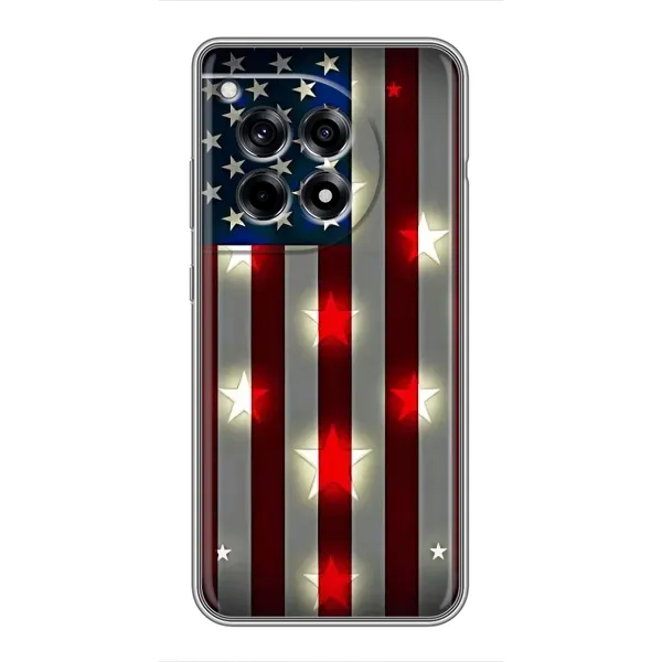Чехол с рисунком «Флаг США 2» для OnePlus 12 Pro Чехол с рисунком «Флаг США 2» для OnePlus 12 Pro