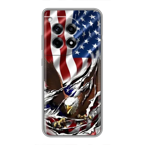 Чехол с рисунком «Флаг USA» для OnePlus 12 Pro Чехол с рисунком «Флаг USA» для OnePlus 12 Pro