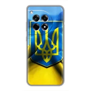 Чохол з картинкою (Патріотичний ГЕРБ) на OnePlus 12 Pro (Герб і Прапор України)