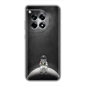 Силіконовый Чохол з принтом "Космонавти" на OnePlus 12 Pro (Космонавт романтик)