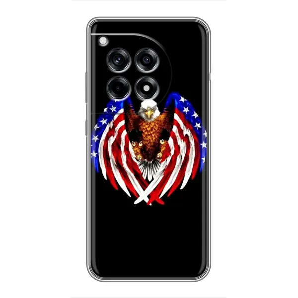 Чехол с рисунком «Крылья США» для OnePlus 12 Pro Чехол с рисунком «Крылья США» для OnePlus 12 Pro
