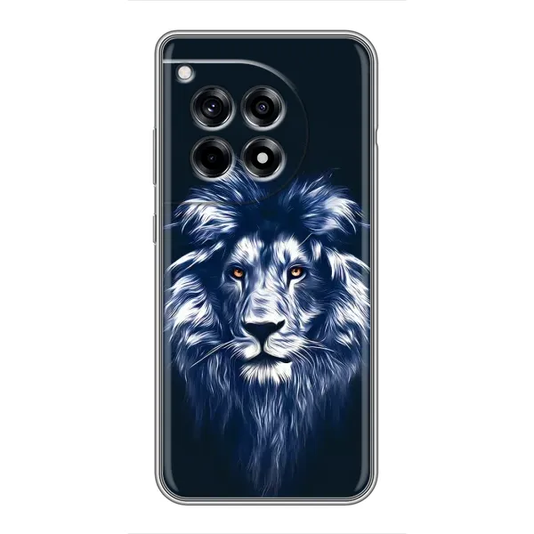Чехол с рисунком «Лев - синий» для OnePlus 12 Pro Чехол с рисунком «Лев - синий» для OnePlus 12 Pro